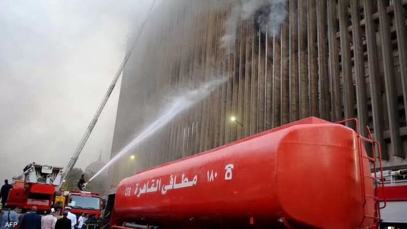 بيان رسمي بشأن عدد القتلى والجرحى في حريق سنتر رمسيس