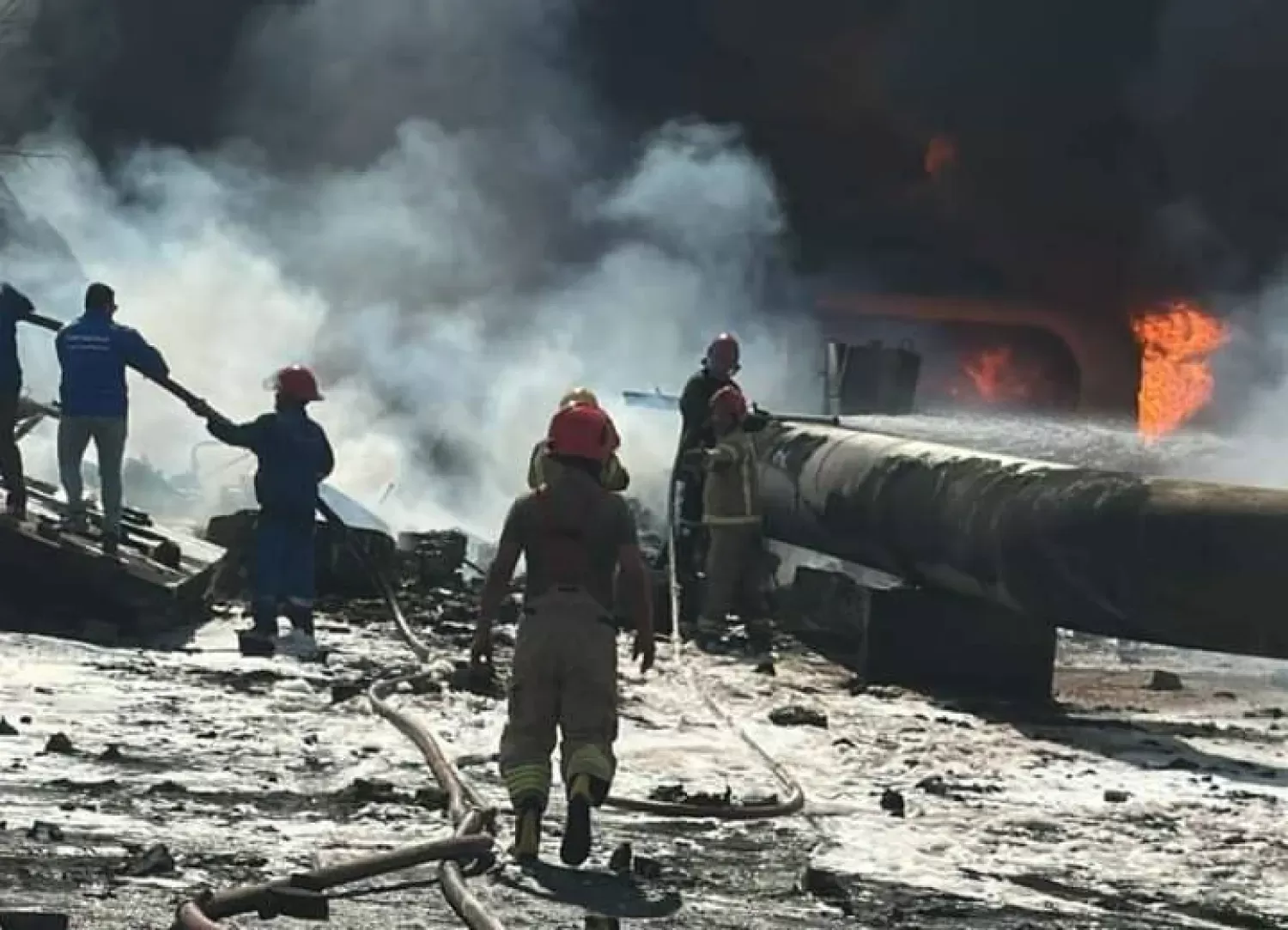 قتلى وجرحى بسبب حريق بأحد المواقع النفطية في العراق